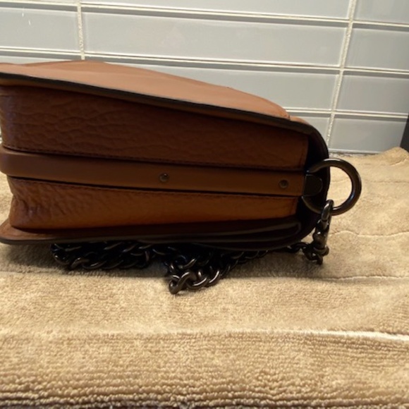 Coach Brown Leather Shoulder Bag - Picture 5 of 14